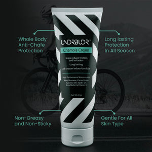 UNDRBUDR Anti-Chafe Chamois Cream - 8oz Tube