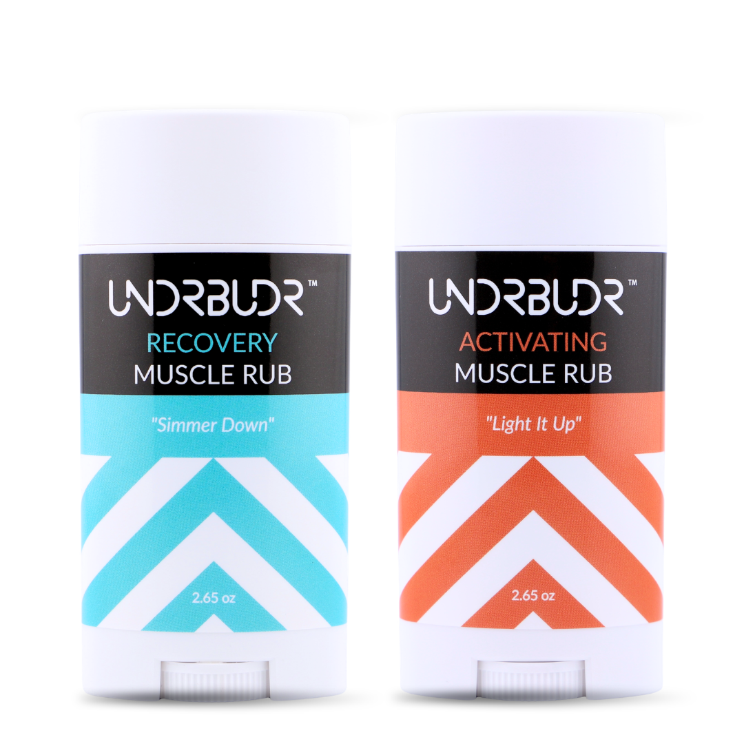 Muscle Rub Stick Duo, Activating + Recovery Sticks, 2.65 oz Each