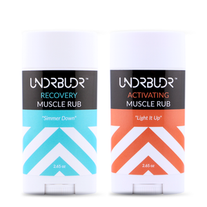 Muscle Rub Stick Duo, Activating + Recovery Sticks, 2.65 oz Each